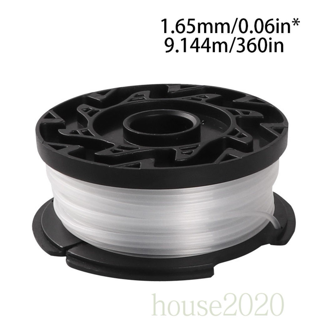 (House2020) 6pcs Spool Line Trimmer Rumput Pengganti Untuk Greenworks 21342 / 2100302 / 2102902 / 2103202 / 21302 / 21332