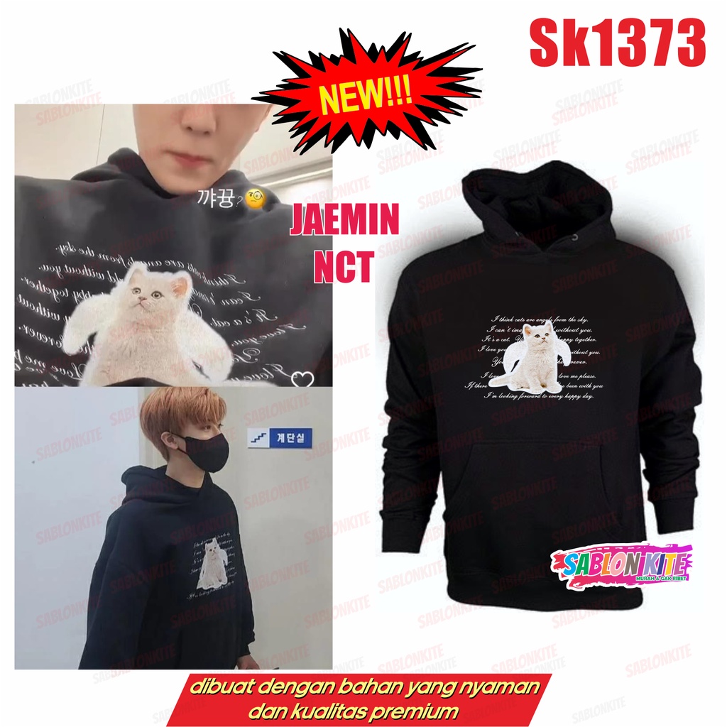 MURAH!!! SWEATER HOODIE NCT JAEMIN KUCING ANGEL SK1373 UNISEX