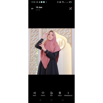 READY GAMIS SHANUM BY AKIFA black size M dan L