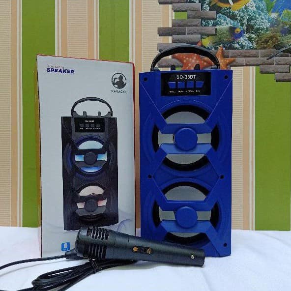 Speaker Bluetooth Karaoke MH-36BT plus mic karaoke