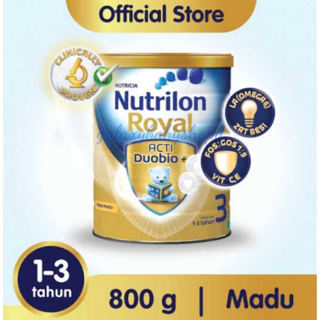 Nutrilon Royal 3 Vanilla, Madu 800gr