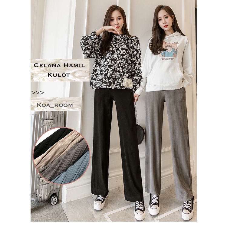 CK1105 Celana Hamil Kulot ( Maternity Culottes Pants )