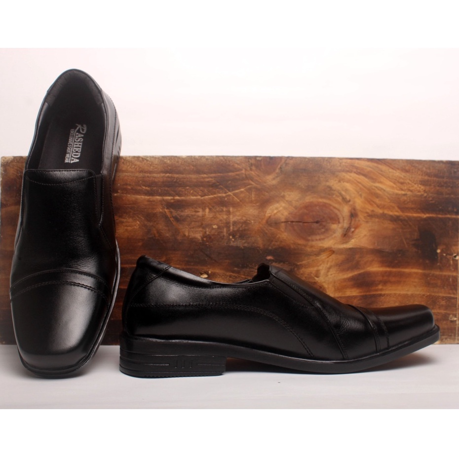 Sepatu Formal  Pria  Kulit Asli  Rasheda K 04 Pantofel  BIG SIZE