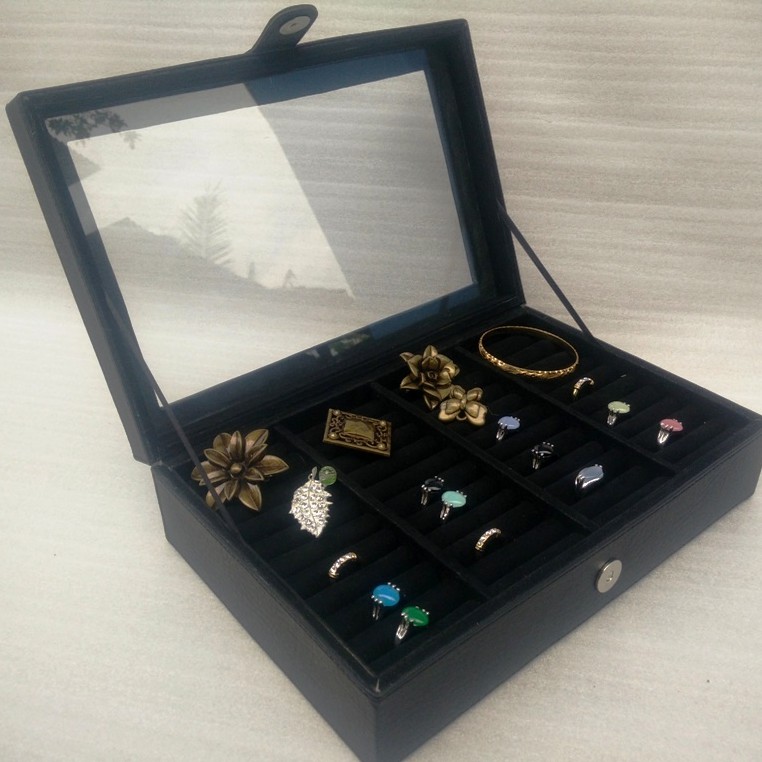 PROMO TERMURAH - Ring Boxes UNIVERSAL isi Banyak Kotak Tempat Cincin Emas dan Akik