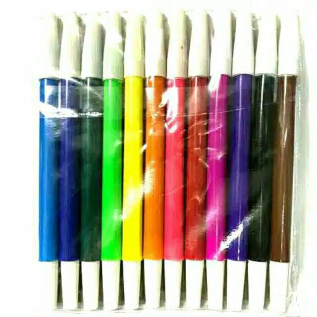 isi 12 Pcs Spidol Warna Warni Murah