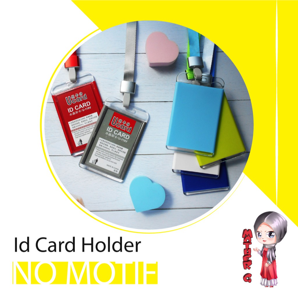 

Name Tag Holder POLOS | Card Holder Id |Name Tag Holder | KUALITAS IMPORT - MOTHER G