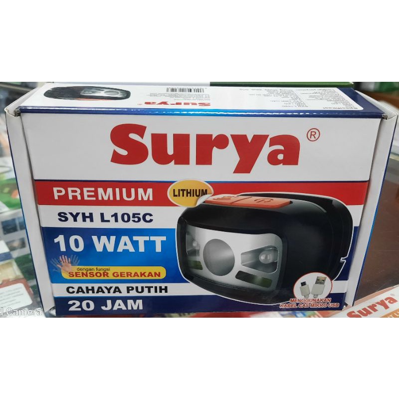 senter kepala 10w Luby L2882 Surya Syh L105c-3