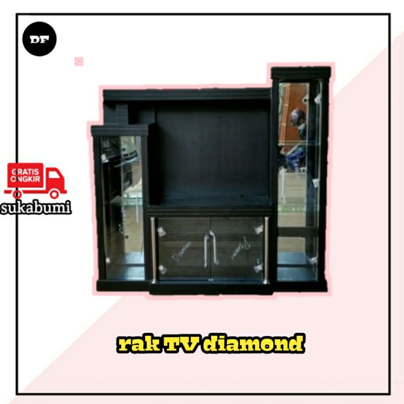 Jual Rak Tv Minimalis Modern Diamond Shopee Indonesia