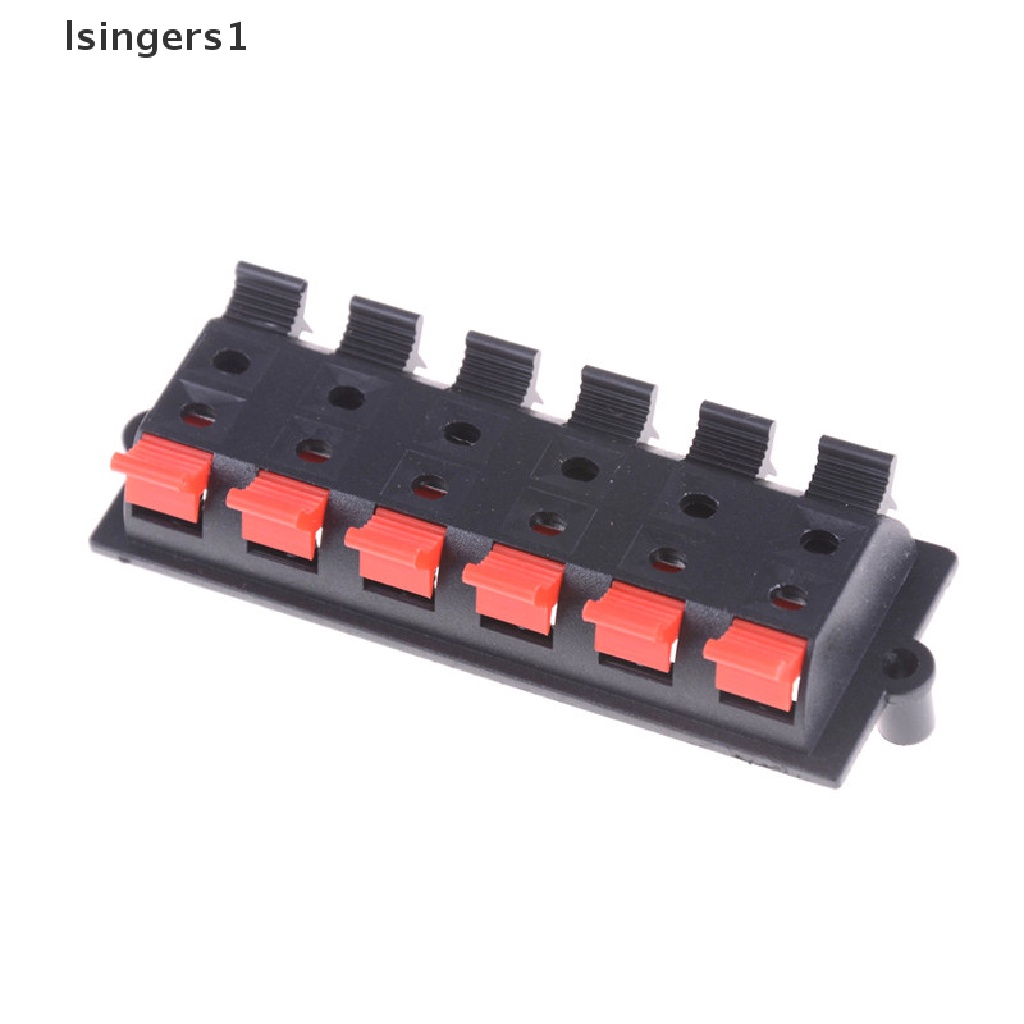 (lsingers1) Plat Konektor Terminal Strip 12 Arah 2 Baris Untuk Speaker Stereo