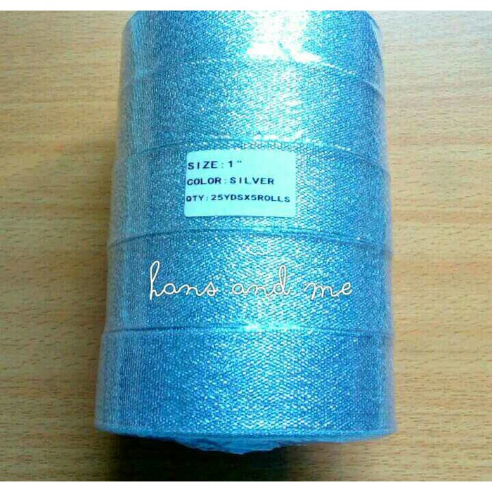 

Jual Pita Silver 1 Pita Kado Bingkisan Souvenir 25 yard Murah