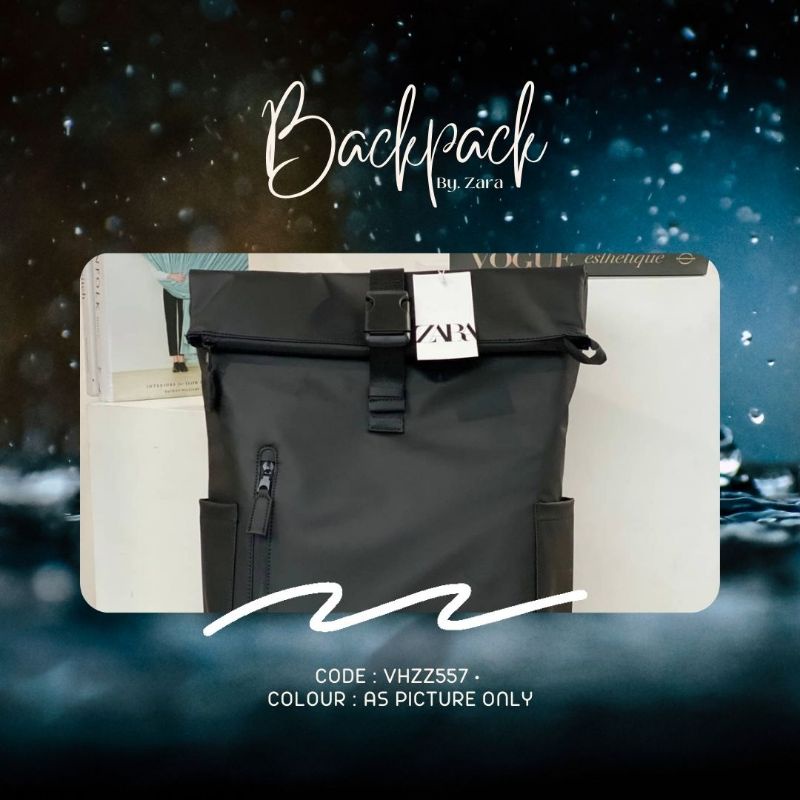 BACKPACK ZR | TAS RANSEL ZARAAA (VHZZ557) | TAS BRANDED