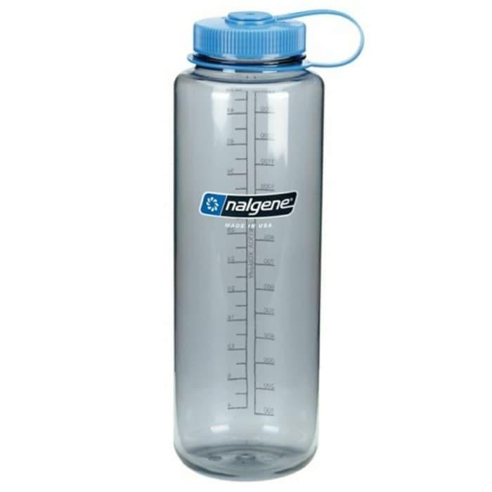 Kit | Nalgene Wide Mouth 1500Ml Tritan Grey -Botol Minum