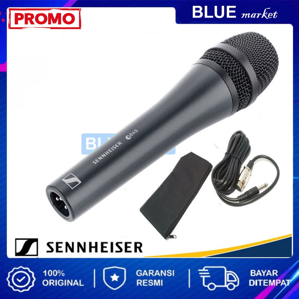 MIC - MiCROPHONE KABEL SENHEISER HN 845//MIC MURAH//MIC KARAOKE SENHEISER HN-845- BISA COD