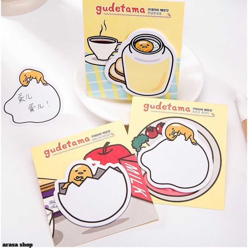 

Sticky Note / Sticky Notes Gudetama Lucu Sticky Notes Telur Lucu - Sticky Notes Memo Telur Post it notes