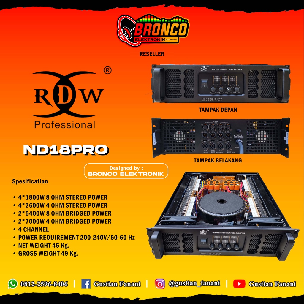 POWER RDW ND18PRO