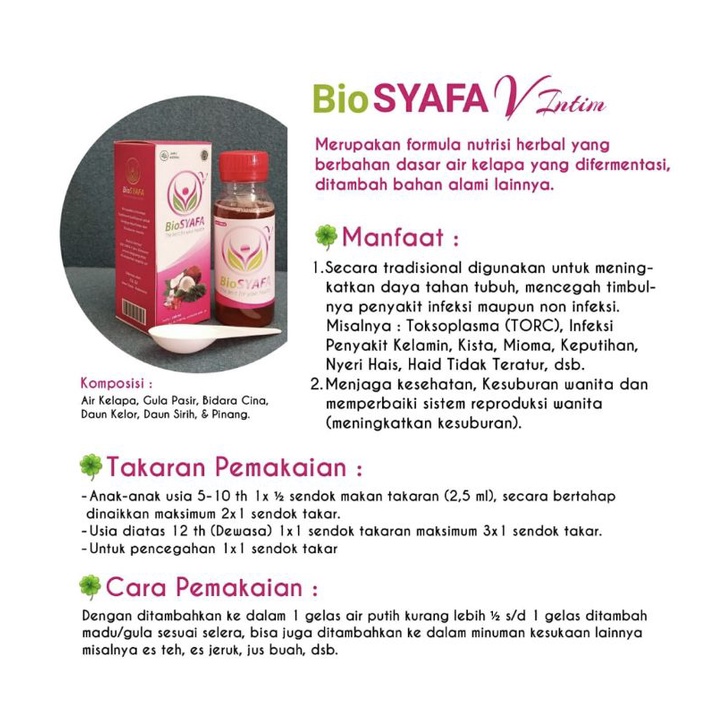 V INTIM SYRUP BIOSYAFA