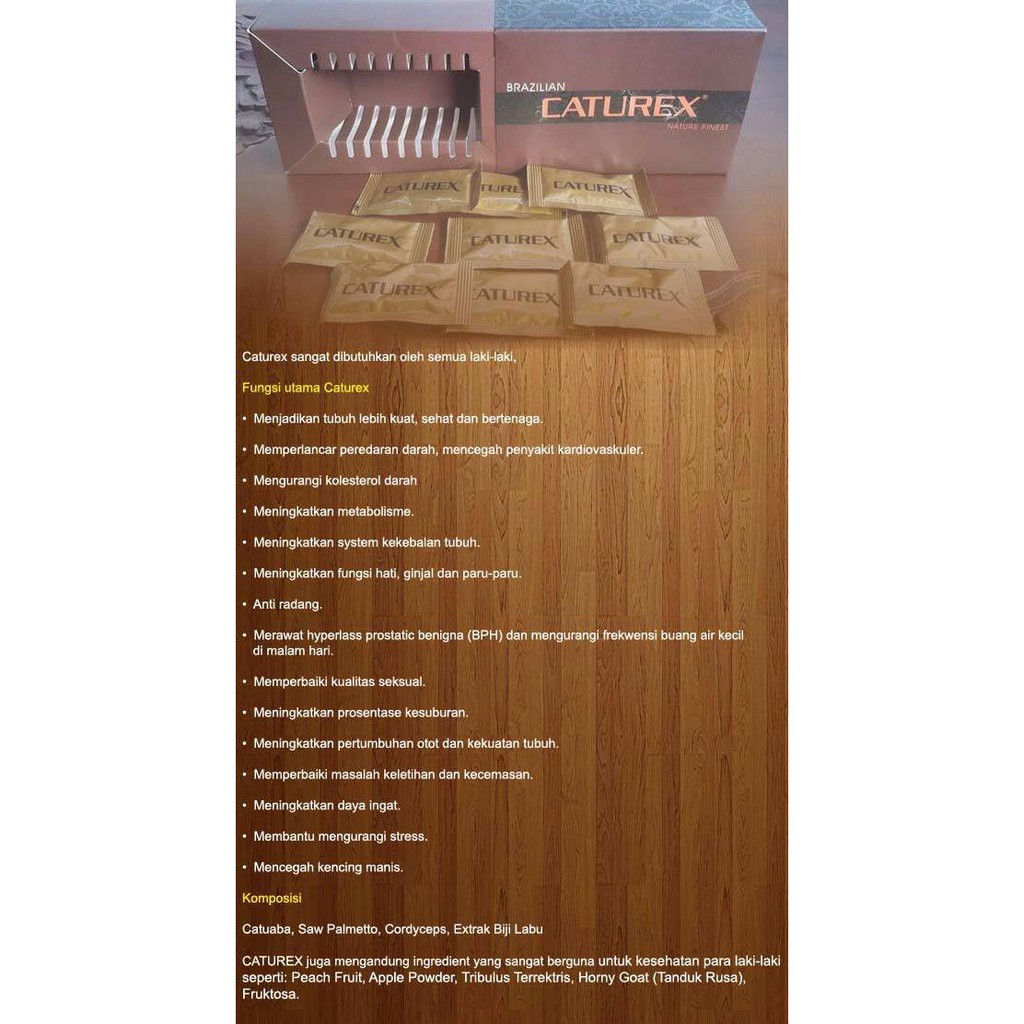 Terlaris Best Caturex Catuaba Ori | Caturex Harga Murah