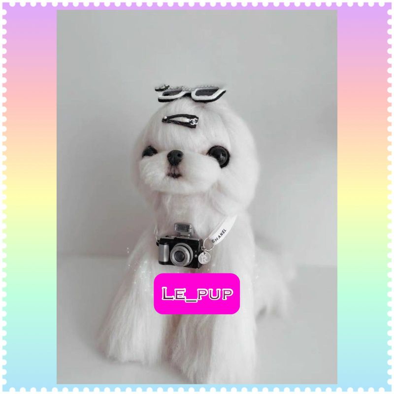 chanel analog camera necklace