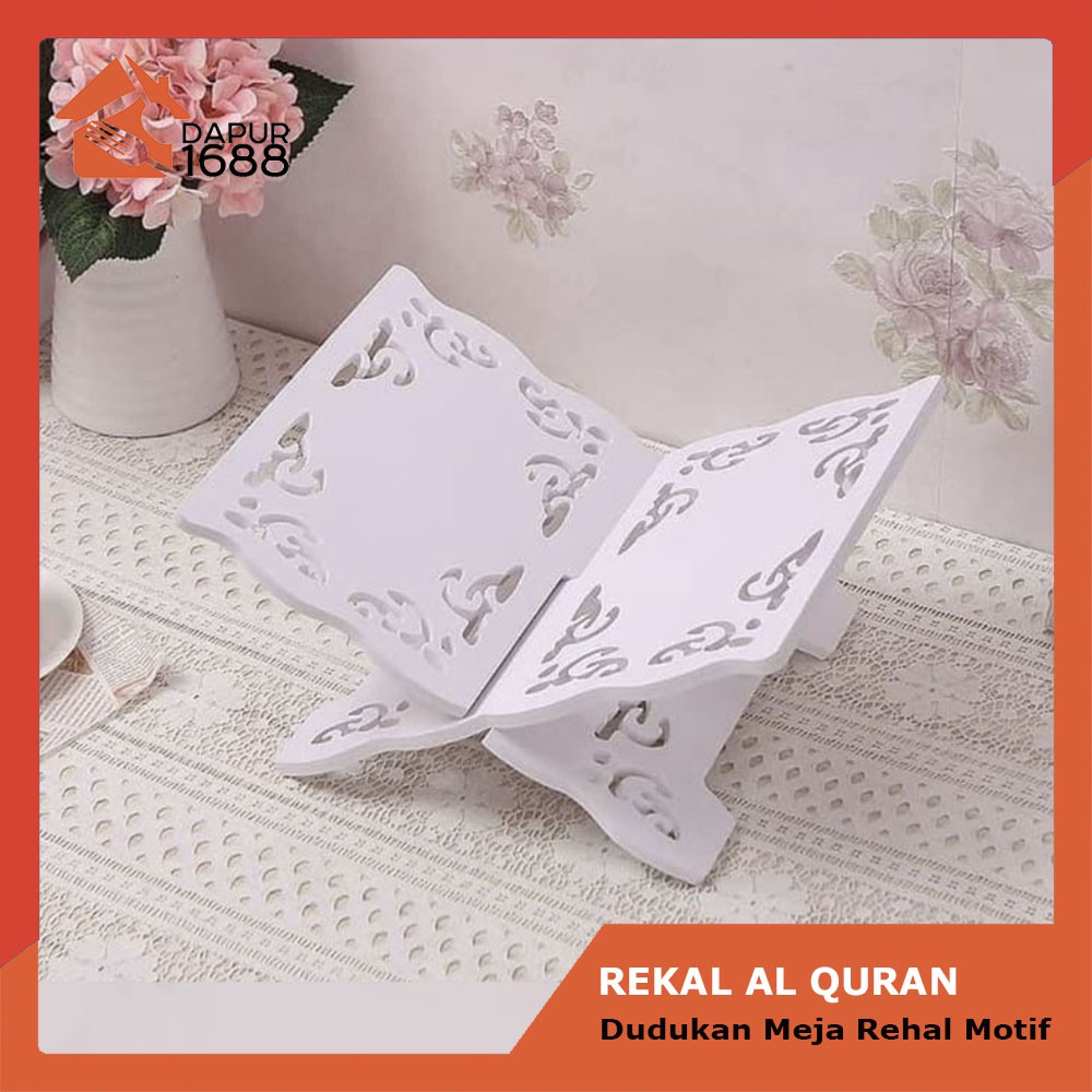 Rekal Alquran / Rak Alquran / Tempat Baca Alquran Motif Batik Karakter