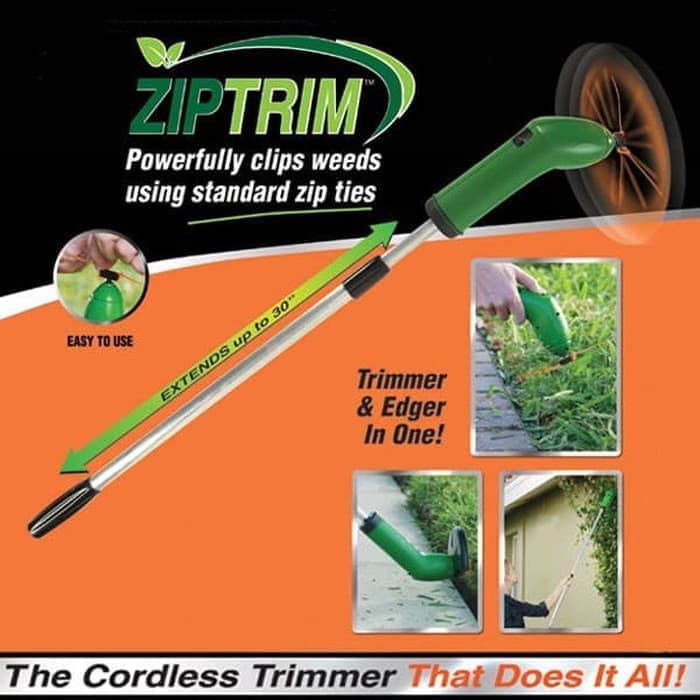 Gunting Zip Trim Cordless Trimmer Alat Potong Pemotong Rumput Taman Garden