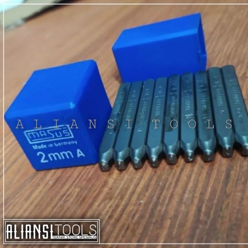 

MASUS Germany Angka Ketok 2 mm Stamp Punch Figure Size 0-9