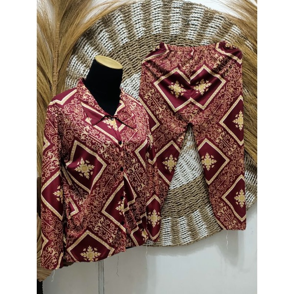 SET HYGET MURAH / BASIC TIEDYE SET DAILYSET ONESET TIE DYE SETELAN ONE SET WANITA OUTFIT-Maroon