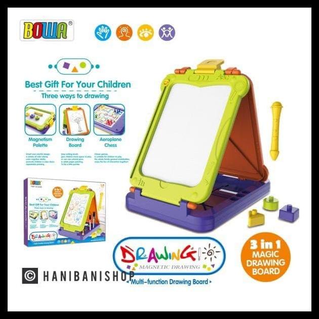 

TERBARUU!! 3 in 1 Papan Tulis Anak / Magic Drawing Board TERBARU