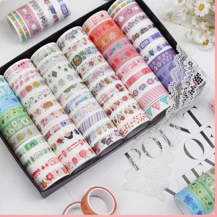 

Import Terbaik/TERLARIS/〖5.5 Fasion sale〗/5.5 Brands Festival/〖Bisa COD〗 10Pcs Kertas Washi Selotip Isolasi /Washi Masking Tape Motif Lucu 【Penjualan Terbaik】✅COD