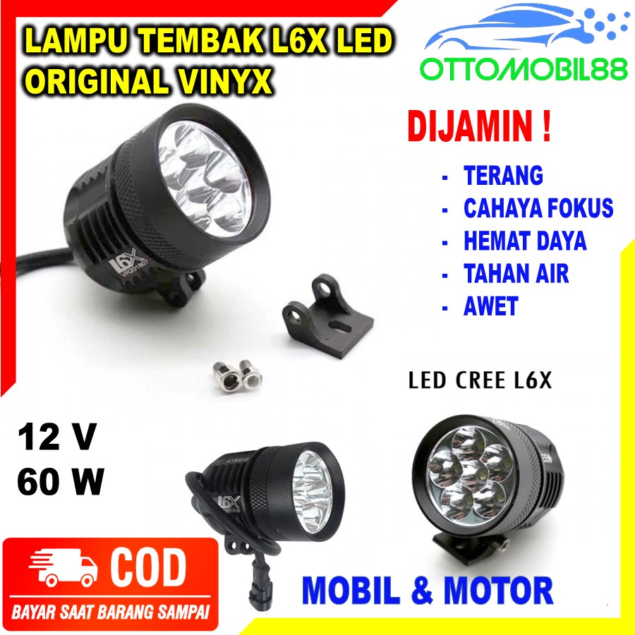 Jual Lampu Tembak Sorot Led Cree L X Aksesoris Variasi Motor Motor Atv Exavator Alat Berat