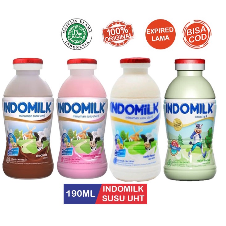 

Susu Indomilk Kids Cair Botol UHT All Variant