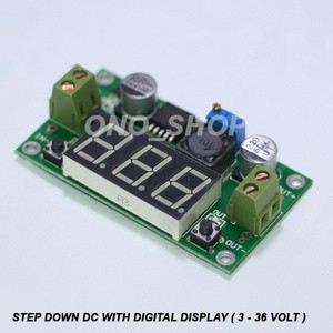 Step Down DC 3 - 36 Volt ( With Digital Display )