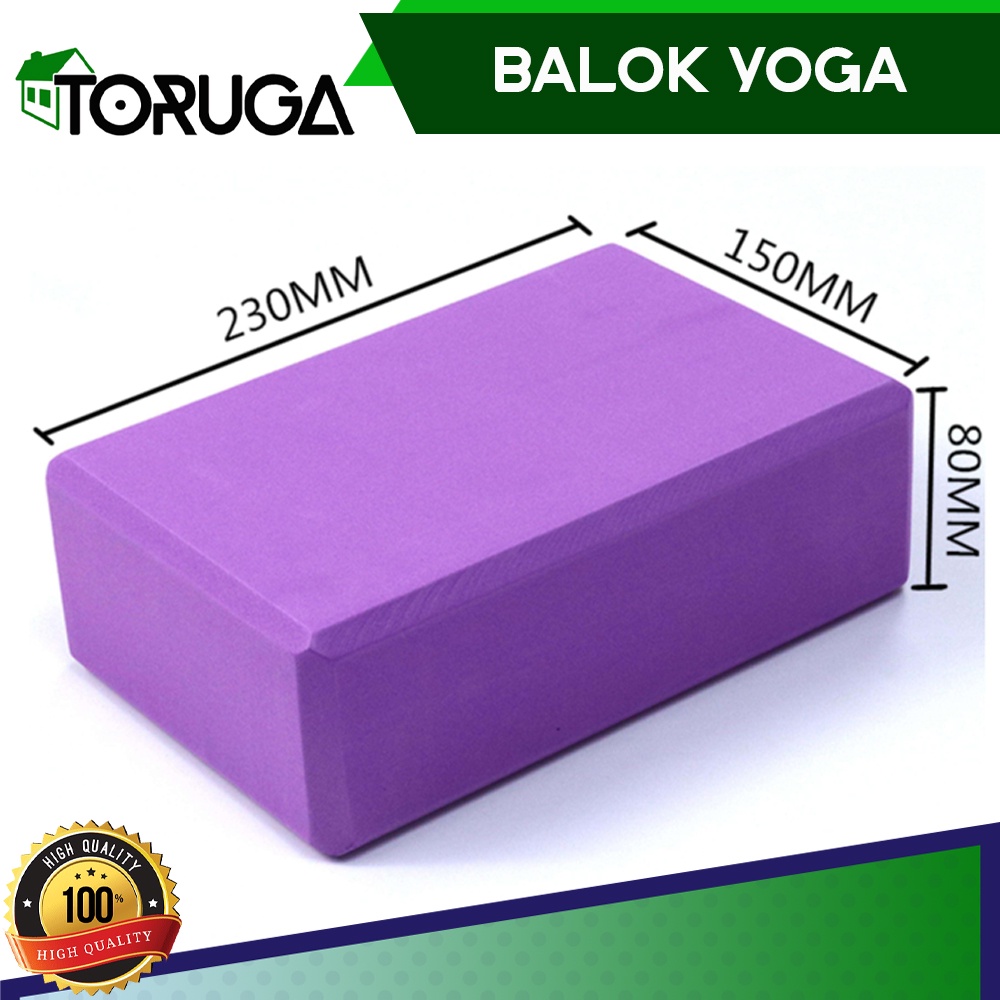 BALOK YOGA Yoga Block / Yoga Brick Perlengkapan Olahraga Senam Lantai