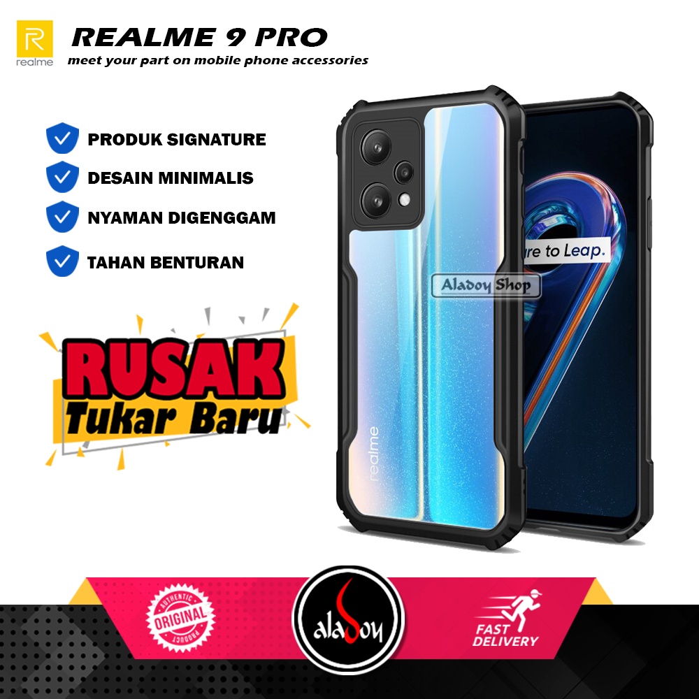 Case Realme 9 Pro Armor Fusion Shockproof Transparent Premium Casing