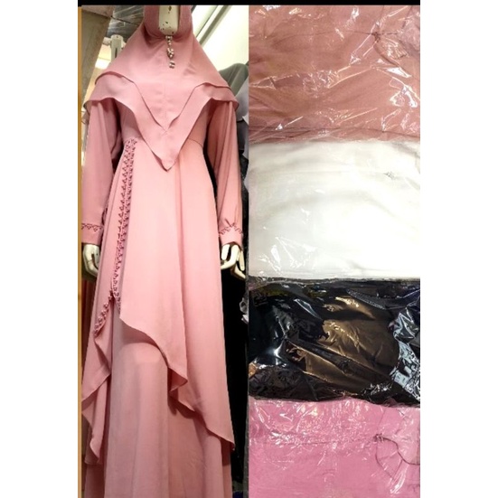 GAMIS SYARI PREMIUM TERBARU TERLARIS KUALITAS BUTIK