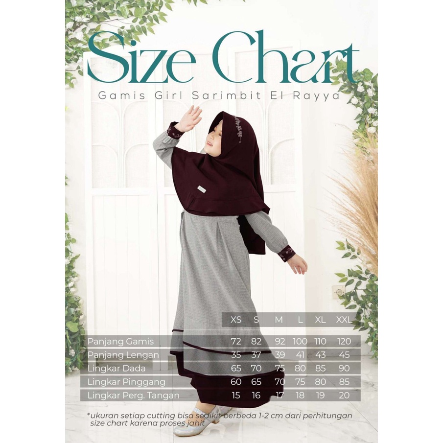 Sarimbit Alwa Hijab El Rayya Dark Rose Stone