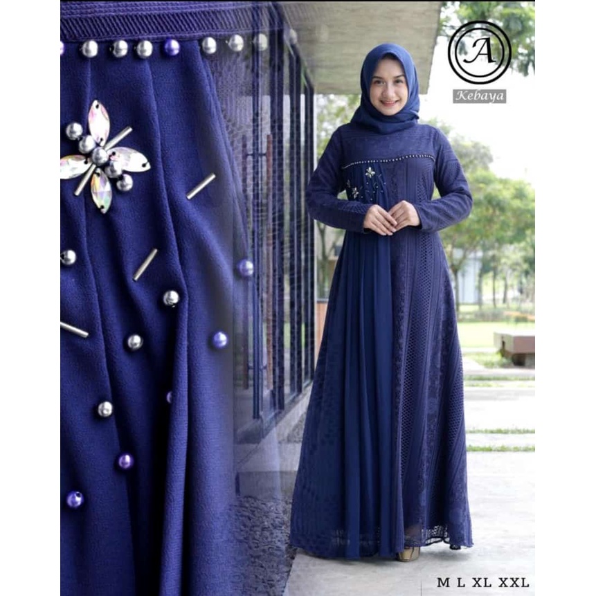 GAMIS BROKAT MALINAMIX CERUTTY BABYDOLL~FASHION GAMIS TERBARU~GAMIS KEKINIAN