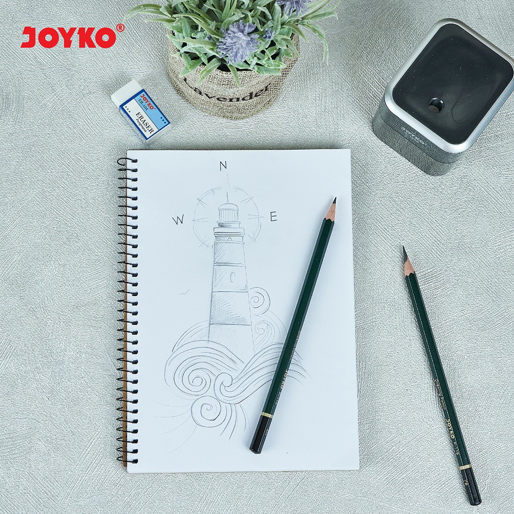 Buku Sketsa Gambar Sketch Book Joyko SKBK-706-2B5 40 Lembar B5 100 gsm