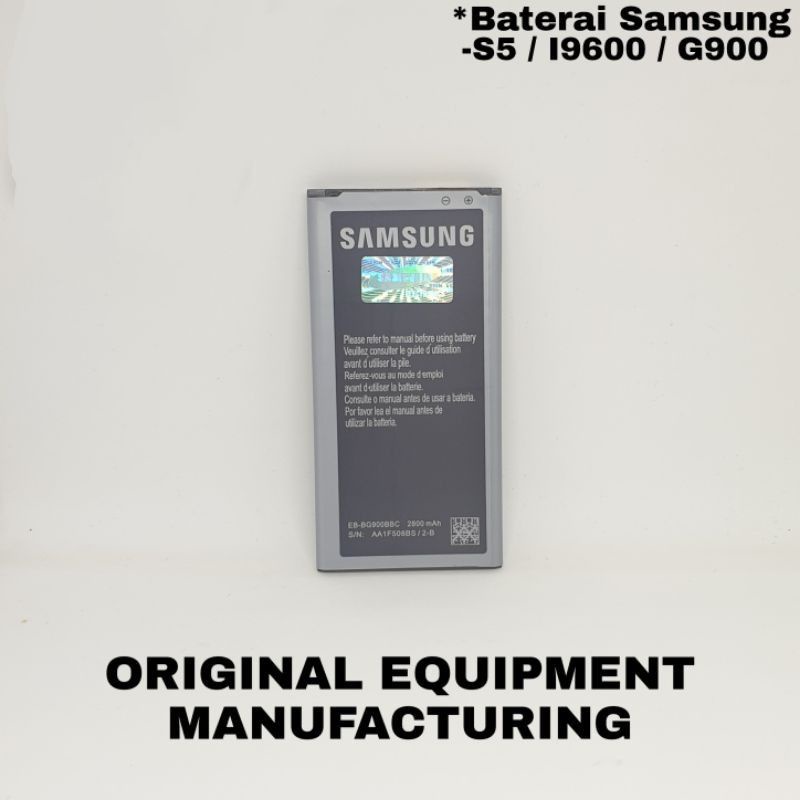 Baterai Battery Original Samsung GALAXY S5 I9600 G900F S5 DOCOMO EB-BG900BBC