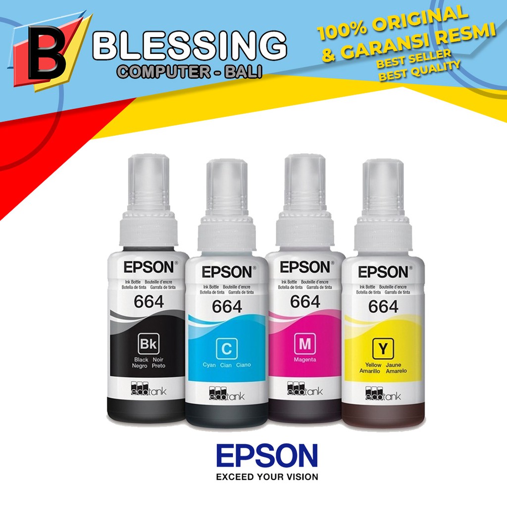 TINTA EPSON BLACK 664 / Tinta Epson 664 BLACK / Tinta Epson 6641 BLACK