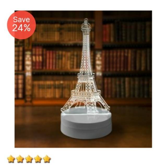 Lampu LED menara Eiffel new