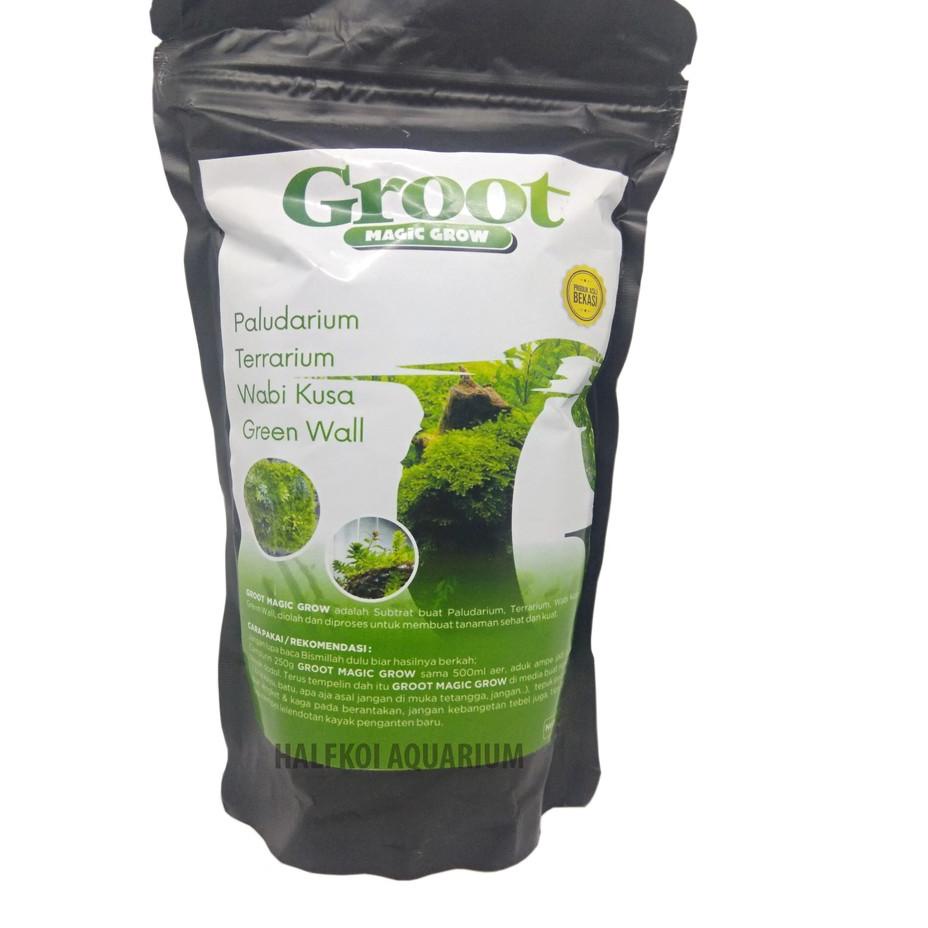 New GROOT MAGIC GROW Media Tanam pupuk Paludarium Terrarium WABIKUSA AQUASCAPE <