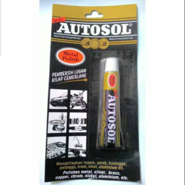 Autosol Metal Polish 15 Gr / Pembersih Pengkilap Besi Logam Serbaguna