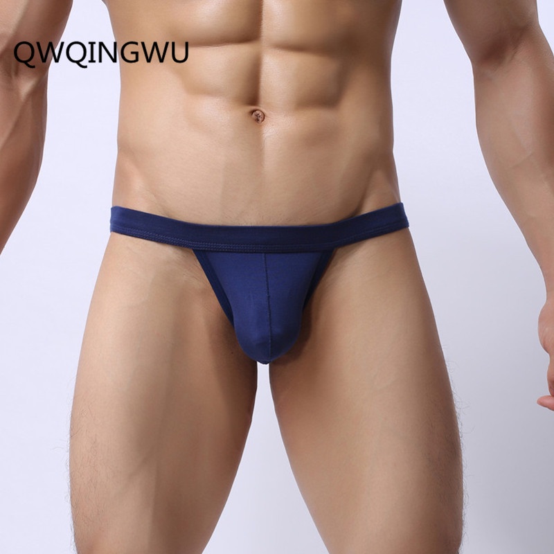 Men Sexy Modal Underwear Briefs Men Low Rise U Convex Pouch Brief Underwear Men Stretch Breathable P