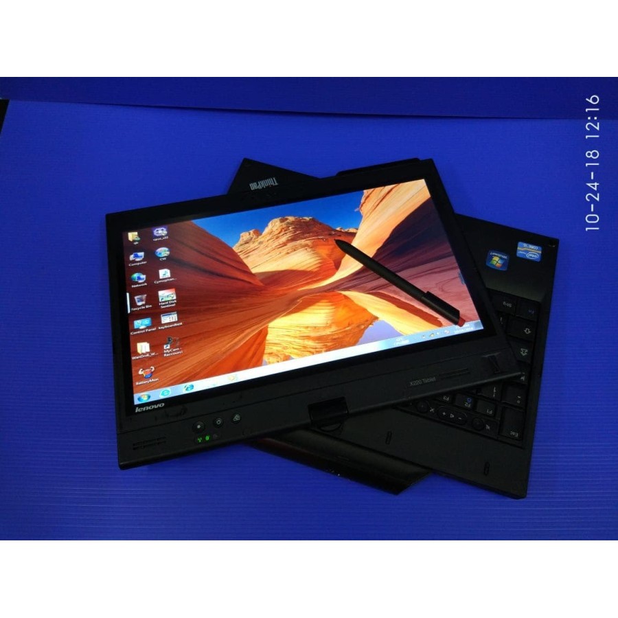 HARGA LAPTOP BEKAS || Lenovo thinkpad X220 tablet. x220t. Core i5 gen 2.. Mulusss... TOUCH