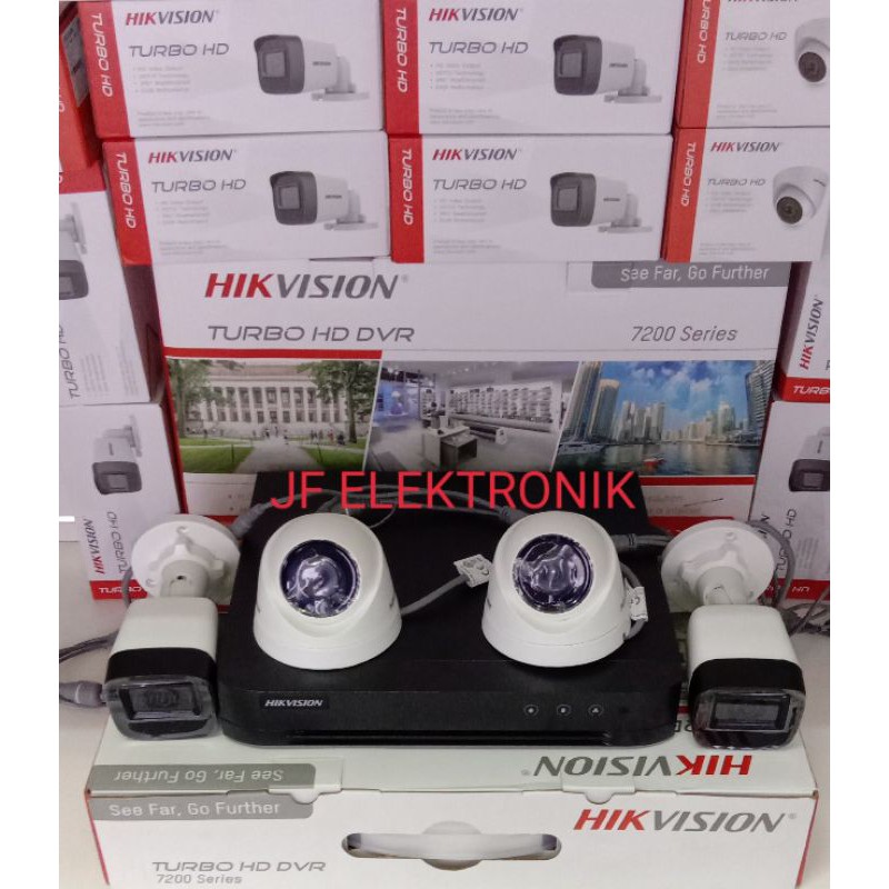 paket cctv hikvision 5mp 4 channel 4 camera hikvision 5mp