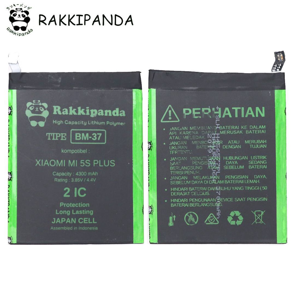 (R/K)- RakkiPanda - BM37 BM 37 Mi 5S Plus Batre Batrai Baterai