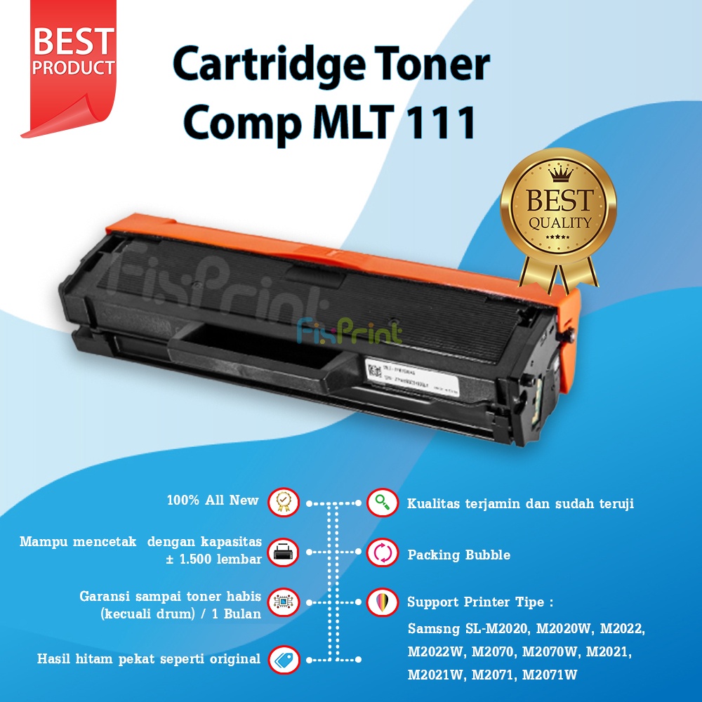 Cartridge Toner Compatible Samsung MLT-111 MLT111 MLT-D111S MLT-d111se Black, Printer Samsung