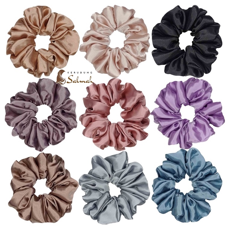 Ikat Rambut Scrunchie Satin Maxmara Premium