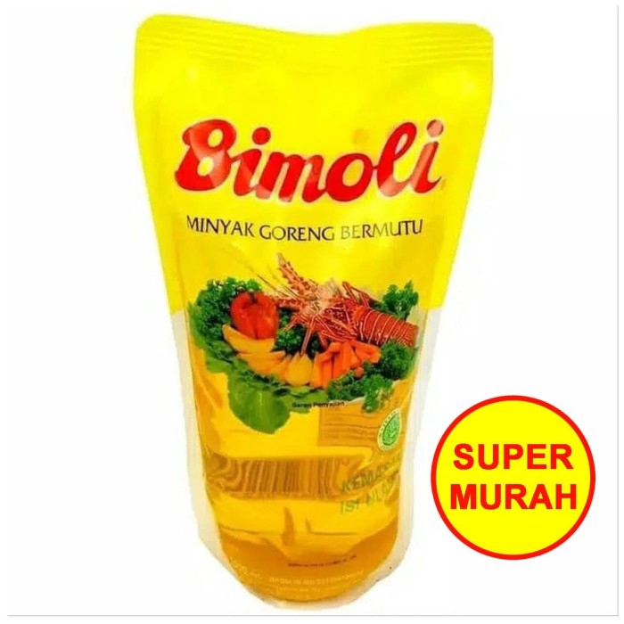 

Minyak Goreng Bimoli 1 Liter / lt Kemasan Refill Isi Ulang Pouch