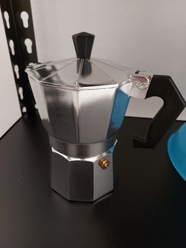 Teko Kopi Alumunium Moka Pot Aluminium 150ml Cp0150al